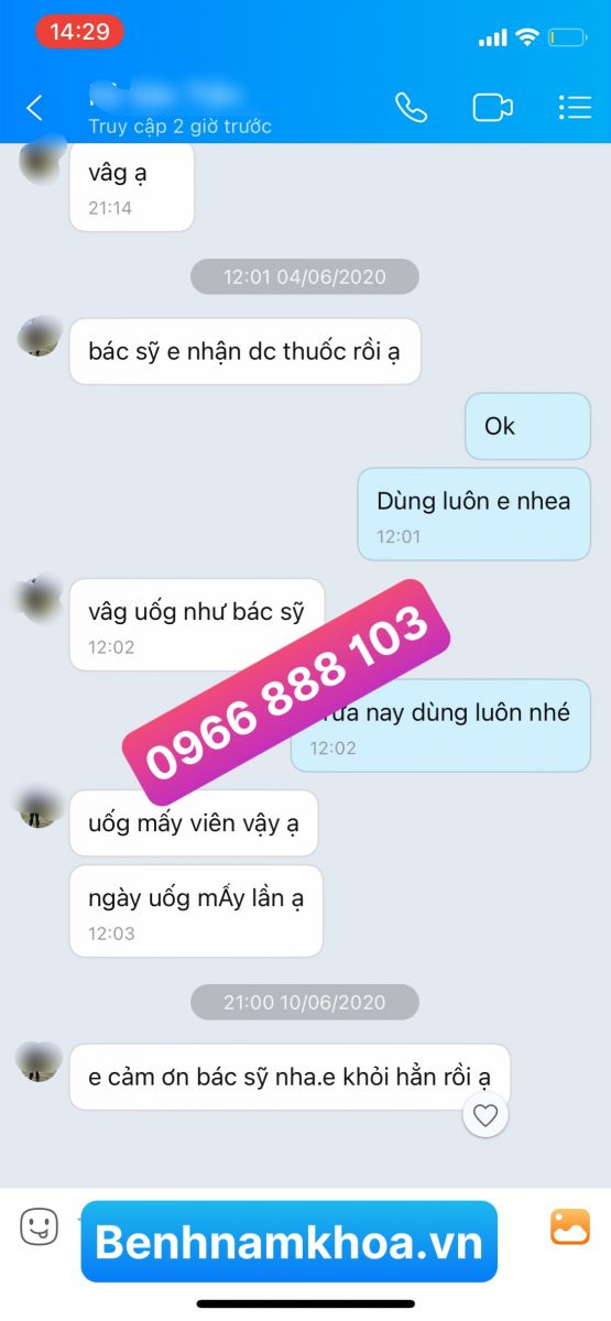 Phản hồi chữa bệnh lậu uy tín -29-21 Phản hồi chữa bệnh lậu uy tín -29-21